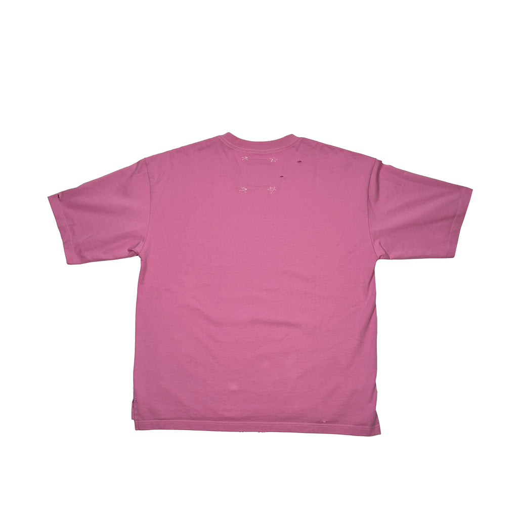 OVERSIZED MASCOT FACE TEE | BRAINFROG PINK