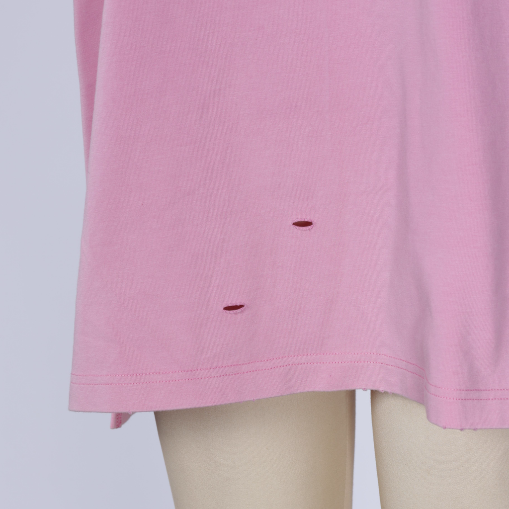 OVERSIZED MASCOT FACE TEE | BRAINFROG PINK
